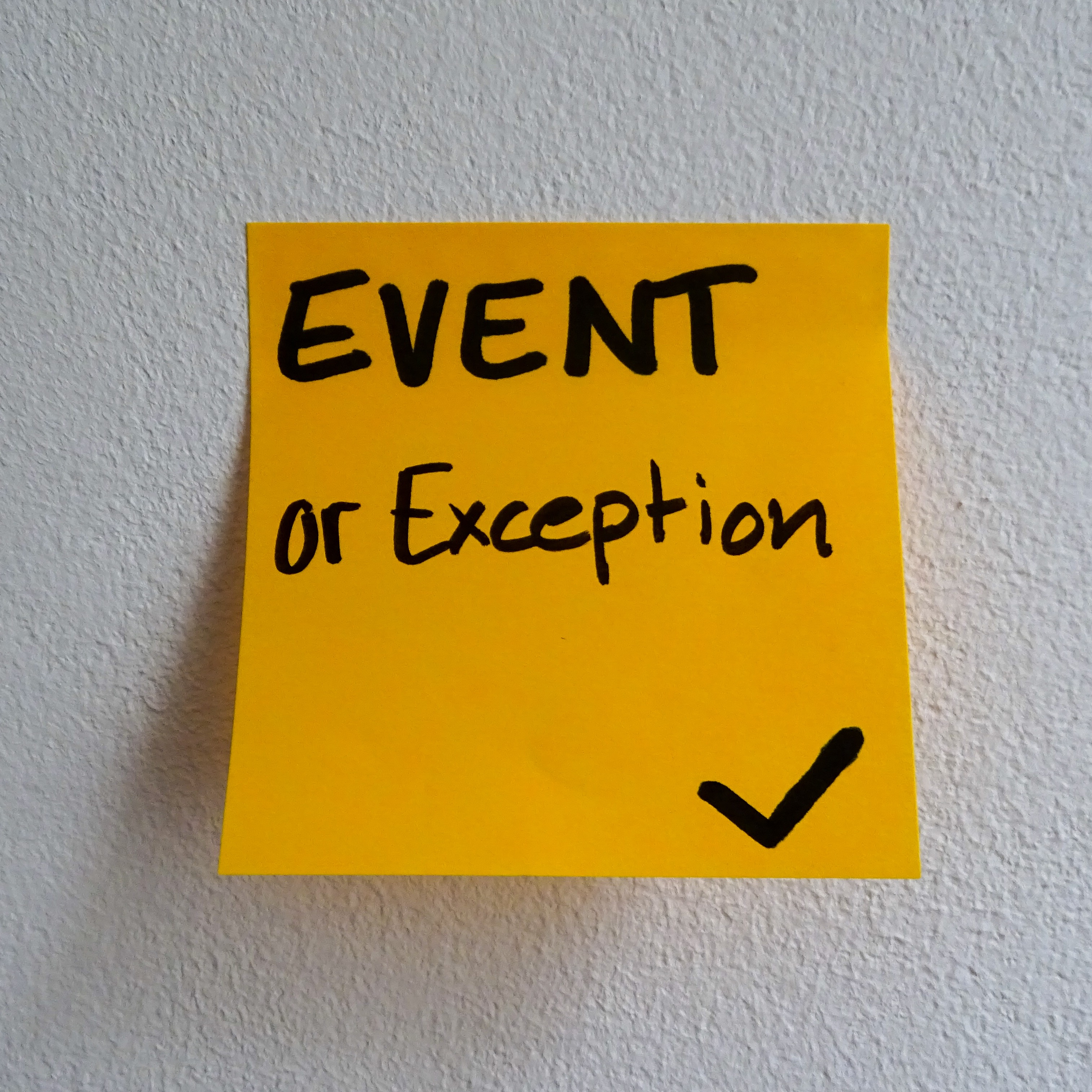 Event (or Exception)